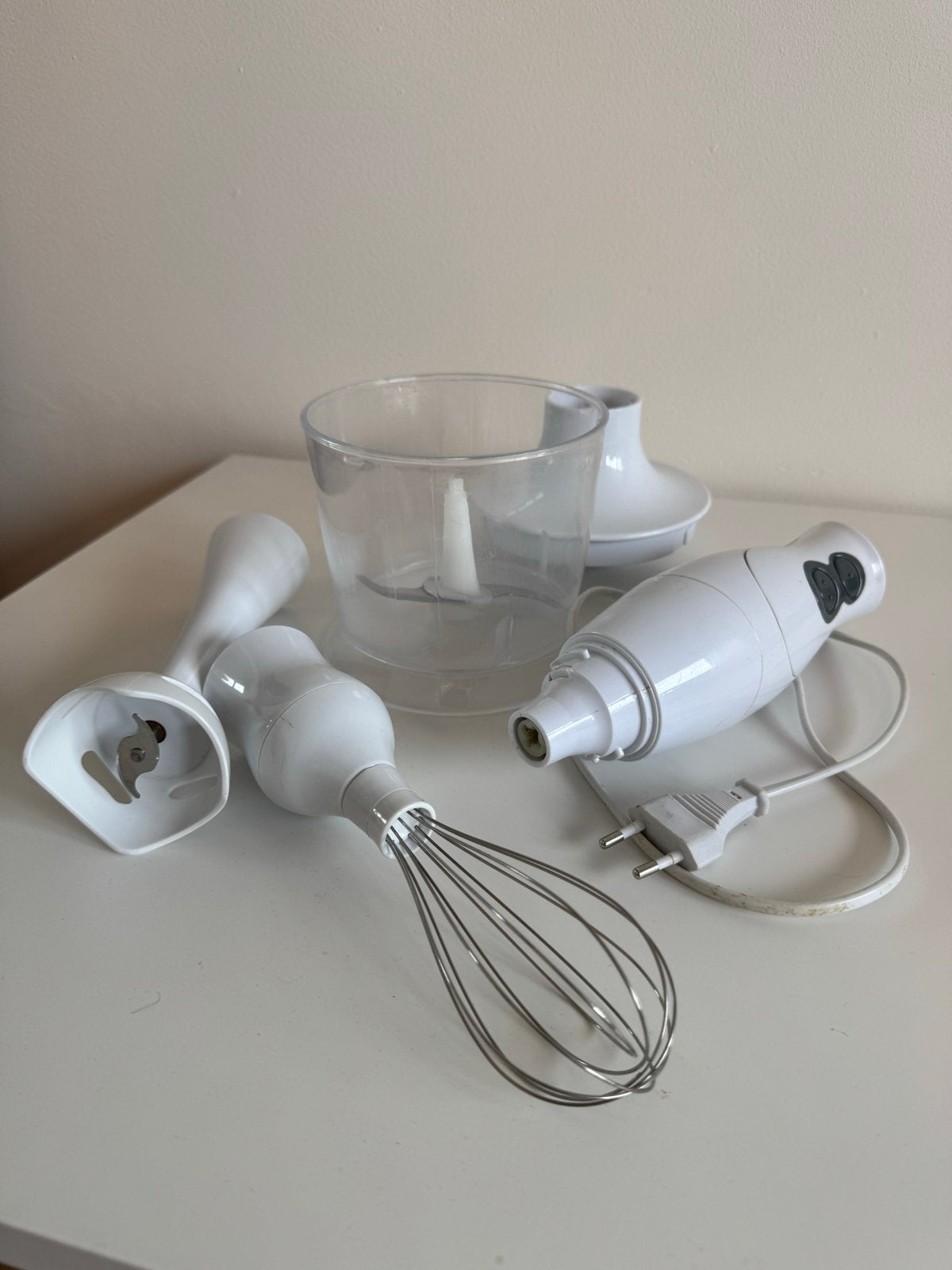 Complete staafmixerset, Witgoed en Apparatuur, Keukenmixers, Ophalen, Gebruikt, 2 snelheden, Vaatwasserbestendig
