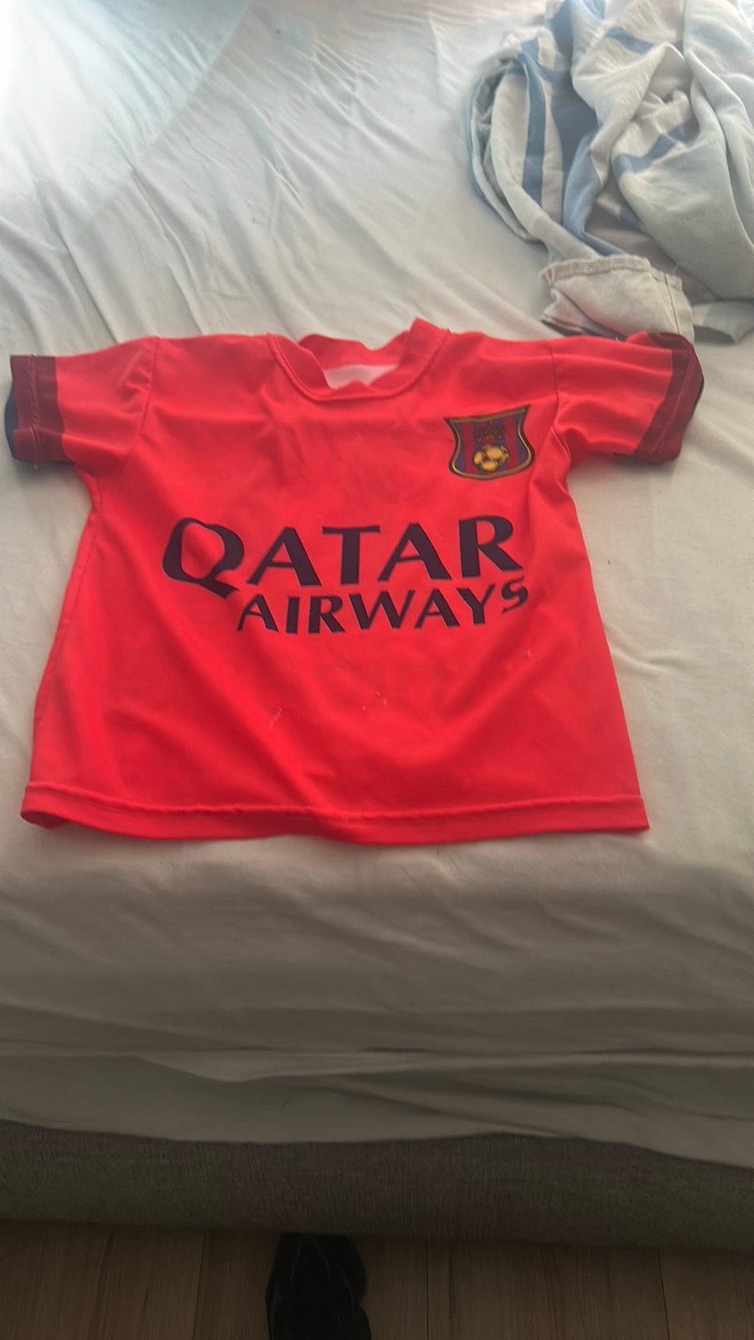 Neymar shirt barcalona, Ophalen of Verzenden, Zo goed als nieuw, Meisje, Shirt of Longsleeve