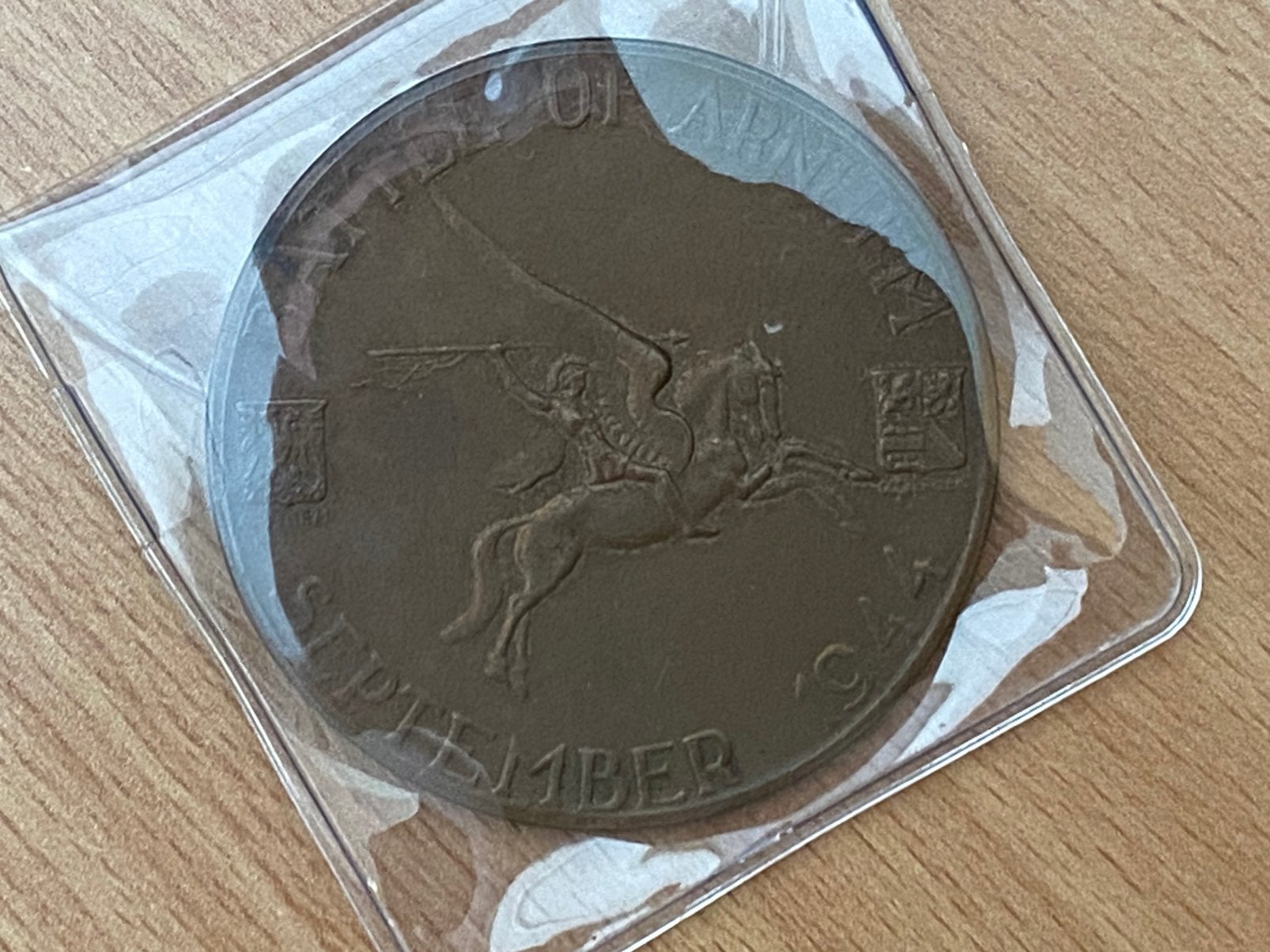 Penning Slag om Arnhem 60 mm, Verzenden, Nederland, Embleem of Badge