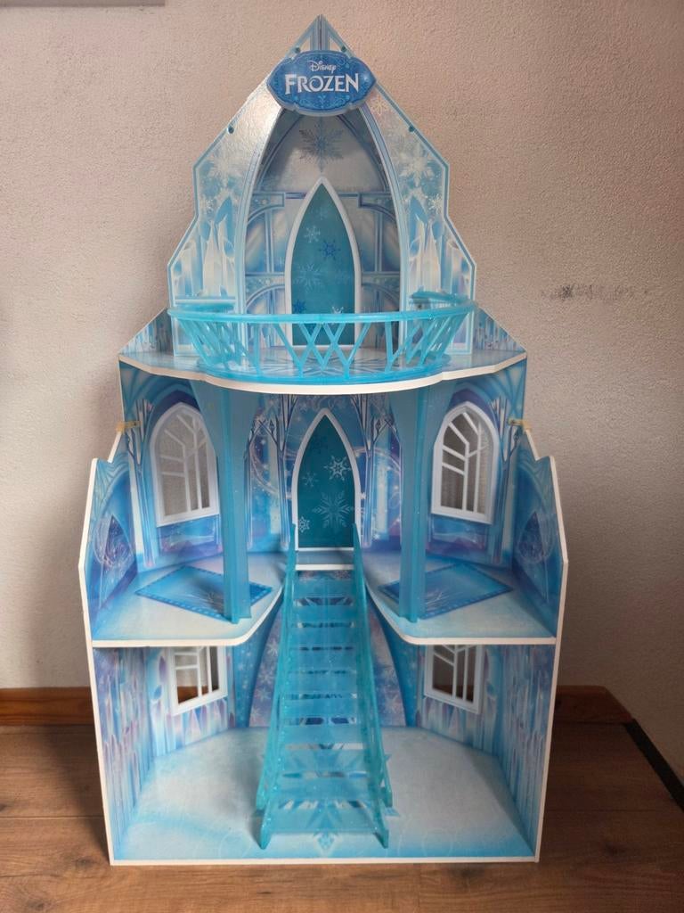 Poppenhuis Frozen, Kinderen en Baby's, Speelgoed | Poppenhuizen, Ophalen of Verzenden, Zo goed als nieuw, Poppenhuis