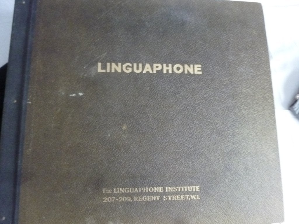 luisterboeken LP Linguaphone Duits - Vintage, Boeken, Ophalen of Verzenden, Volwassene