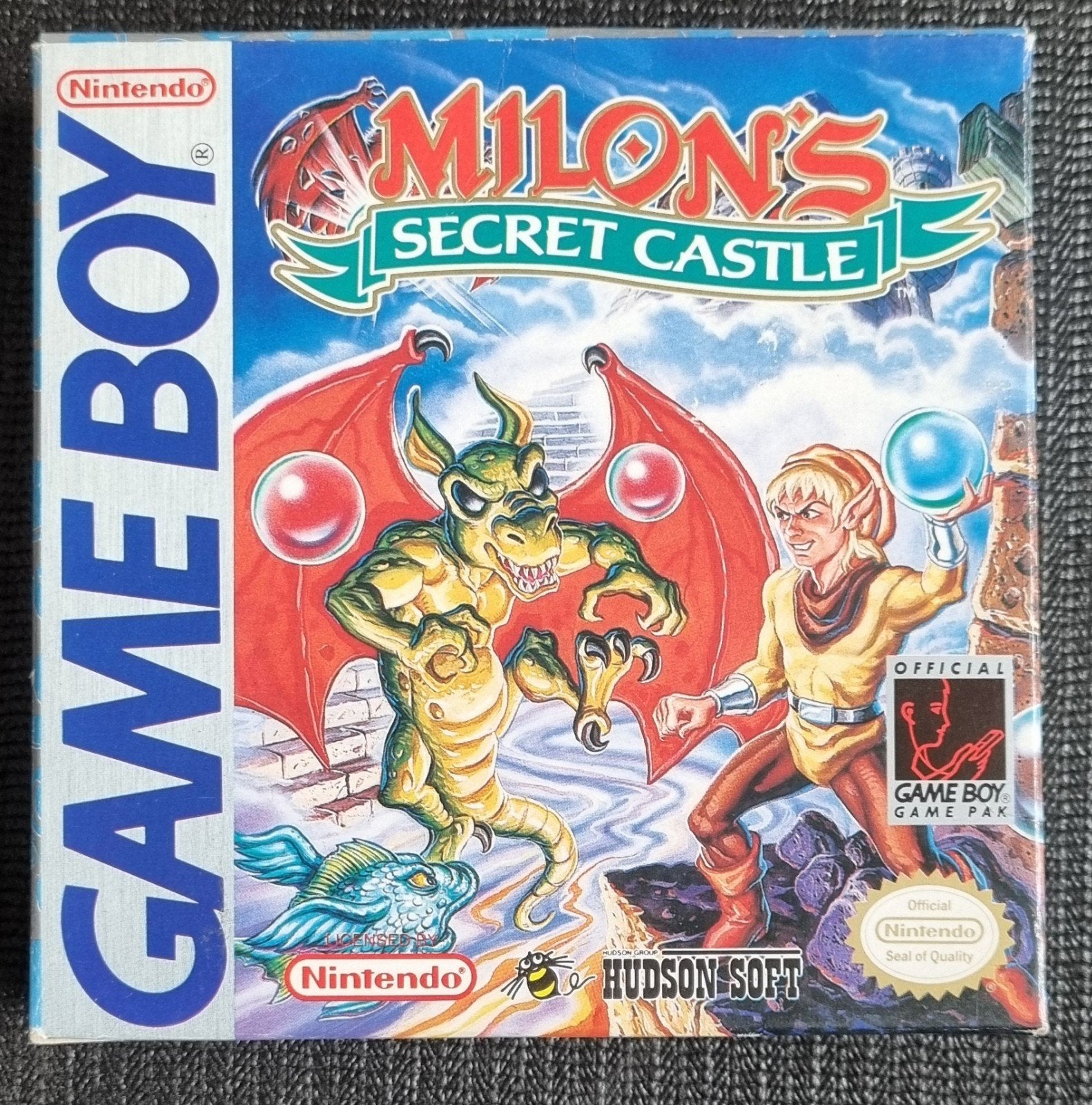 Milon's Secret Castle Game Boy (CIB), Avontuur en Actie, 1 speler, Ophalen of Verzenden, Zo goed als nieuw
