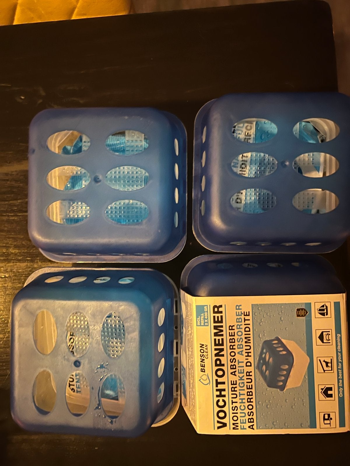 4x Benson Clean Vochtopnemer - Nieuw in verpakking, Ophalen, Nieuw
