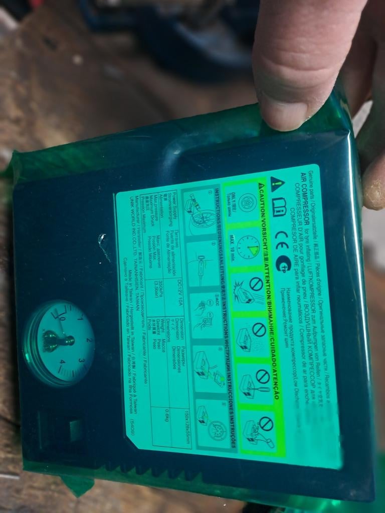 Reparatieset voor onderweg - Bandenreparatie compressor, Ophalen of Verzenden