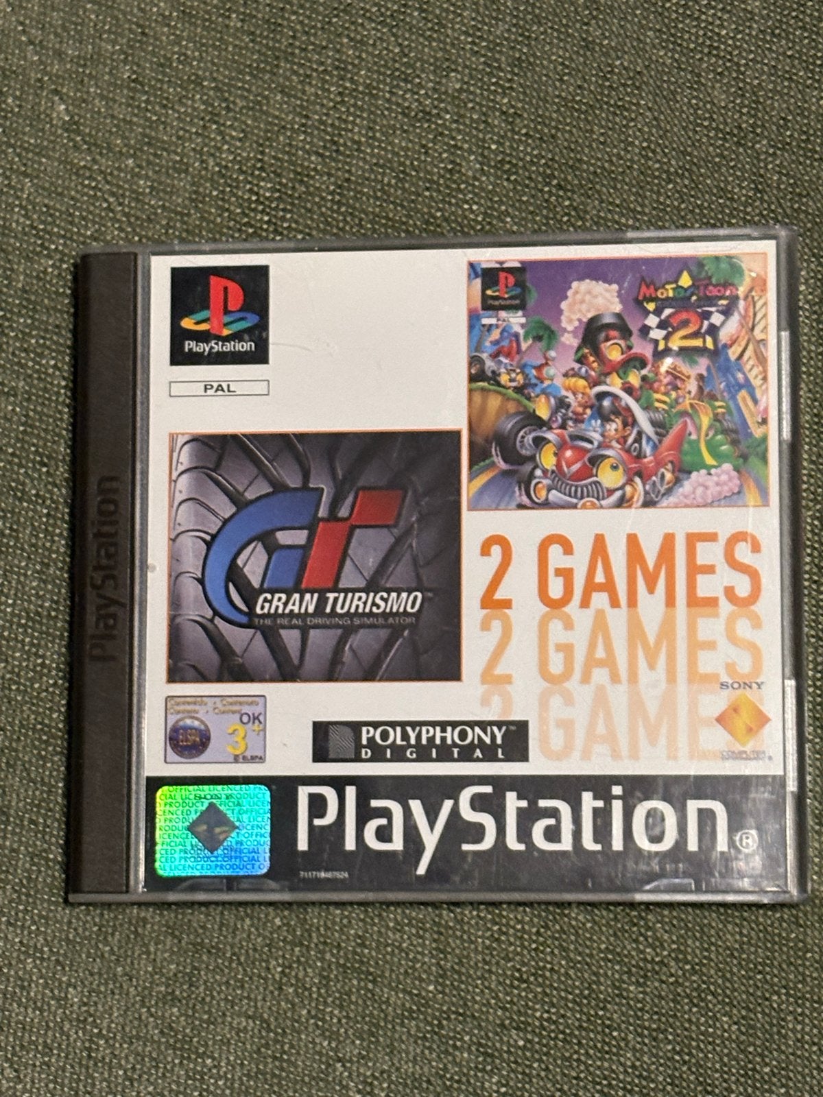 Gran Turismo & Motor Toon Grand Prix 2 - PlayStation 1, Spelcomputers en Games, Racen en Vliegen, 2 spelers, Eén computer, Ophalen of Verzenden