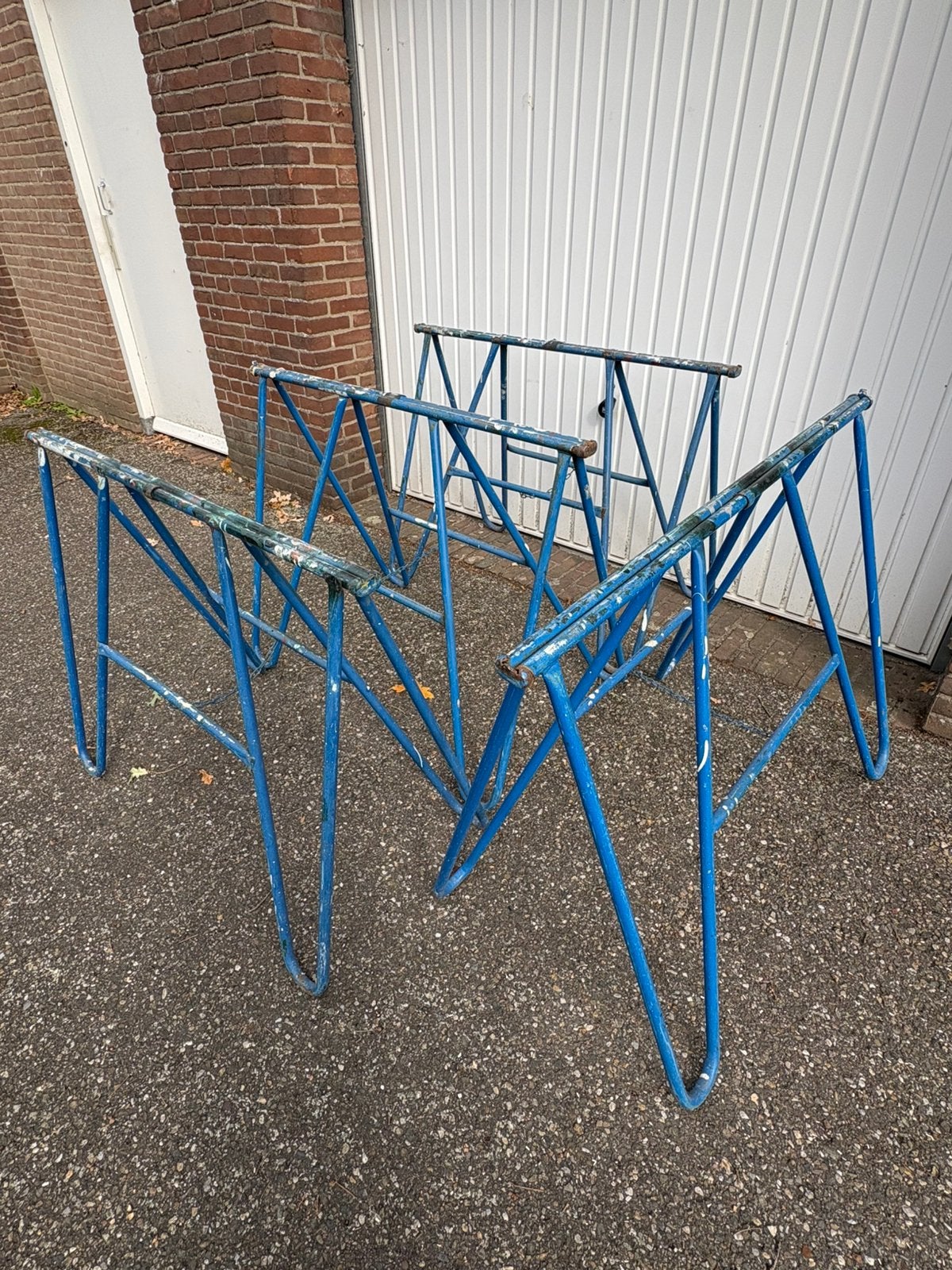Foto 4 van Schragen, klapschraag, stalen klapschragen.