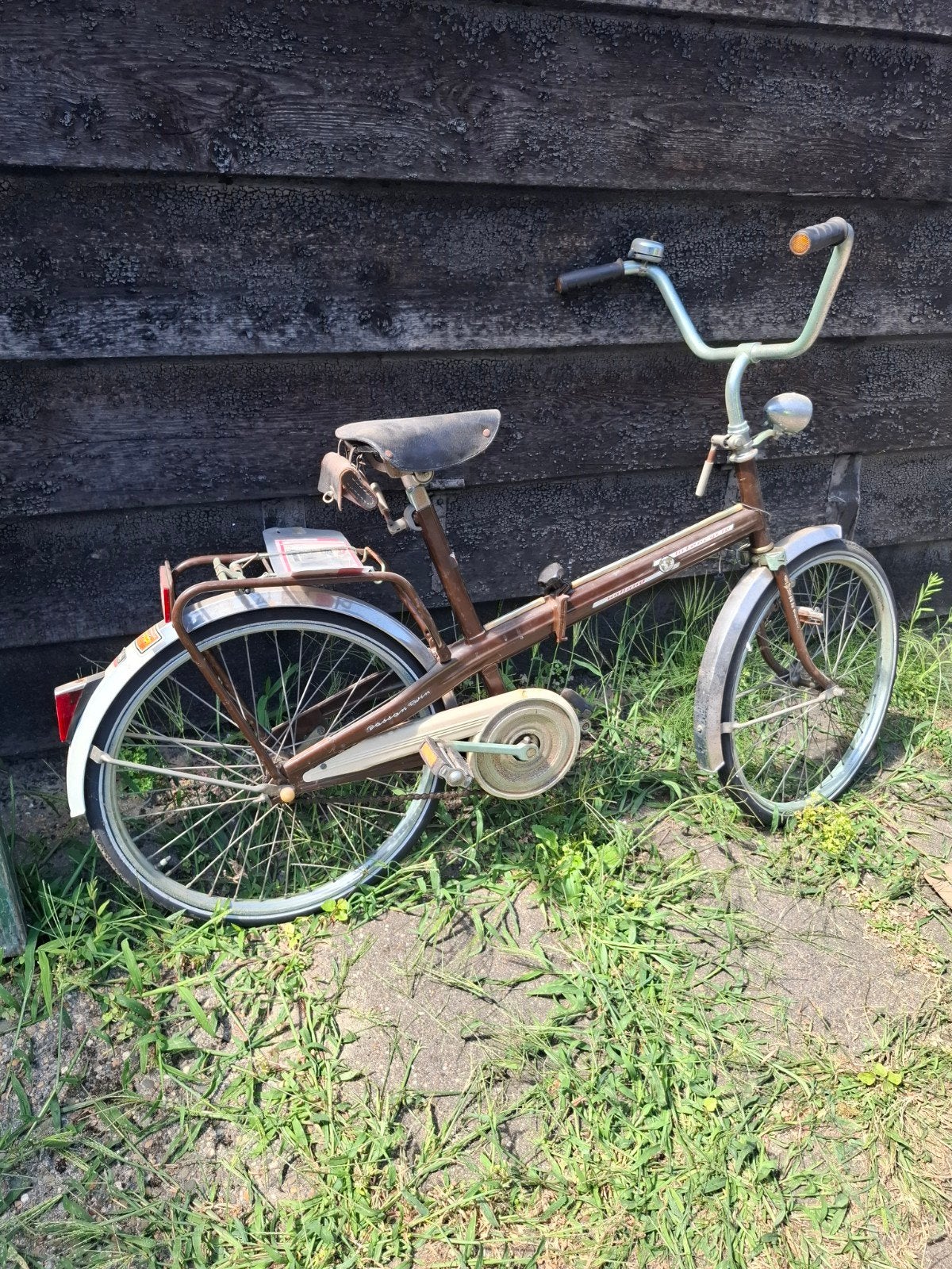 Vintage opvouwbare fiets - Holland, 20 inch of meer, Gebruikt, Velgrem, Versnellingen