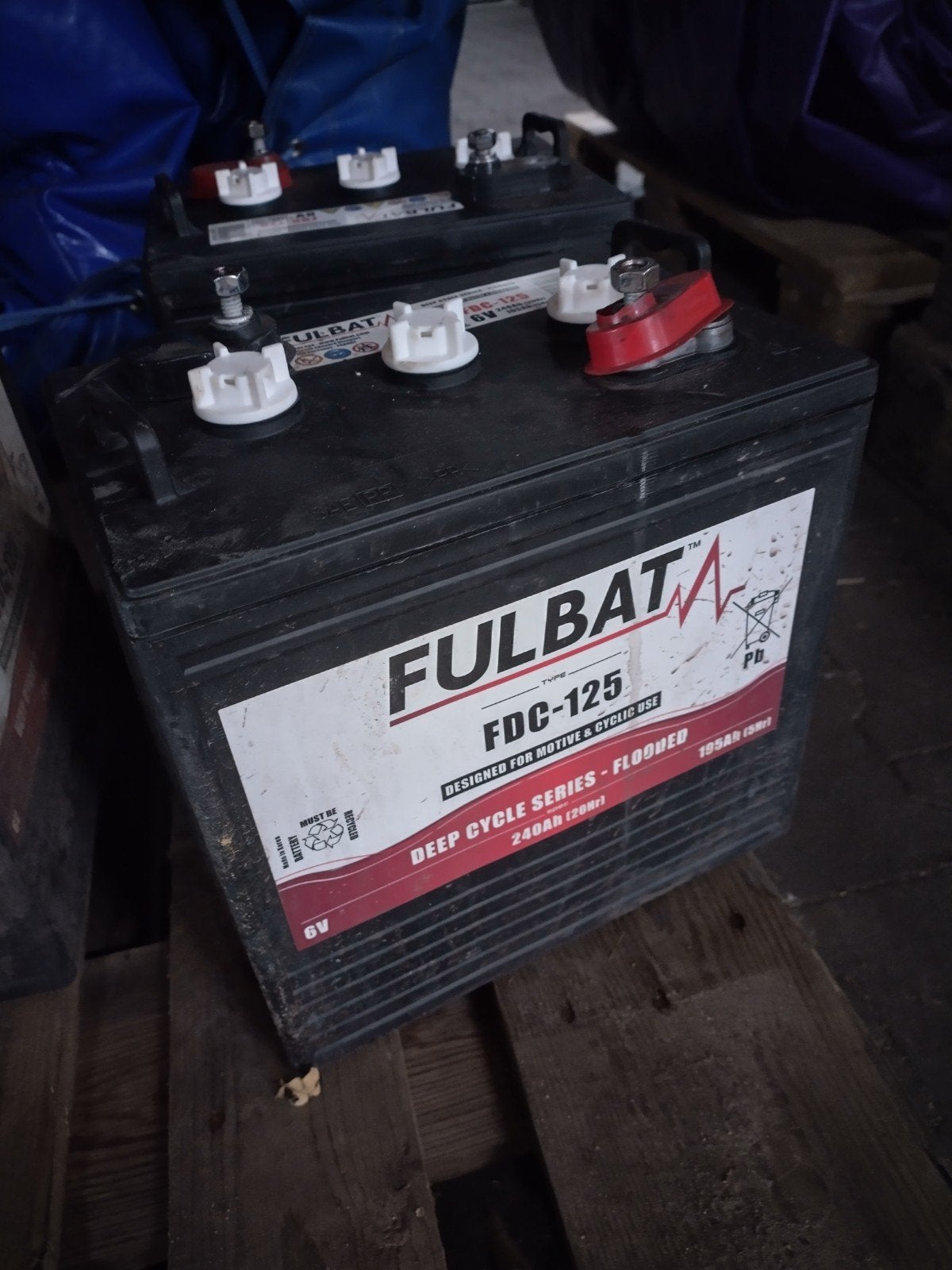 Fulbat T105 240Ah deep cycle accu's semi tractie accu, Ophalen of Verzenden