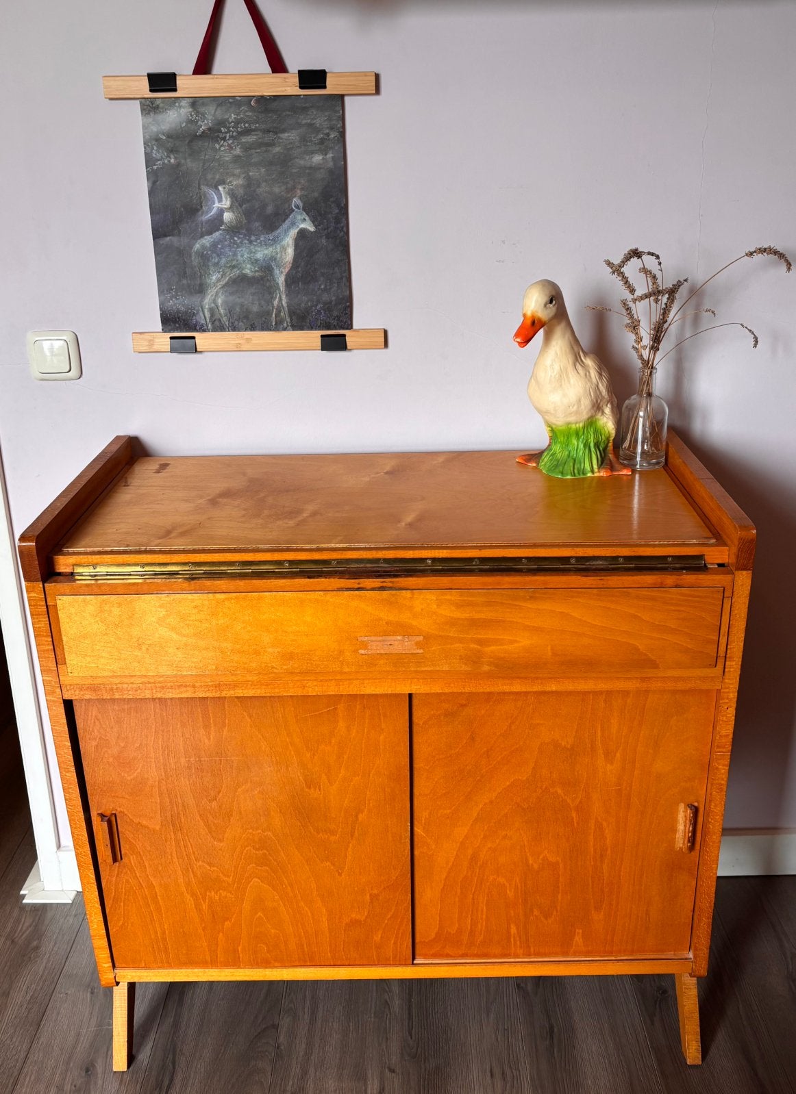 Prachtig Vintage Kastje, Huis en Inrichting, Ophalen, Gebruikt, 50 tot 100 cm, Met deur(en)