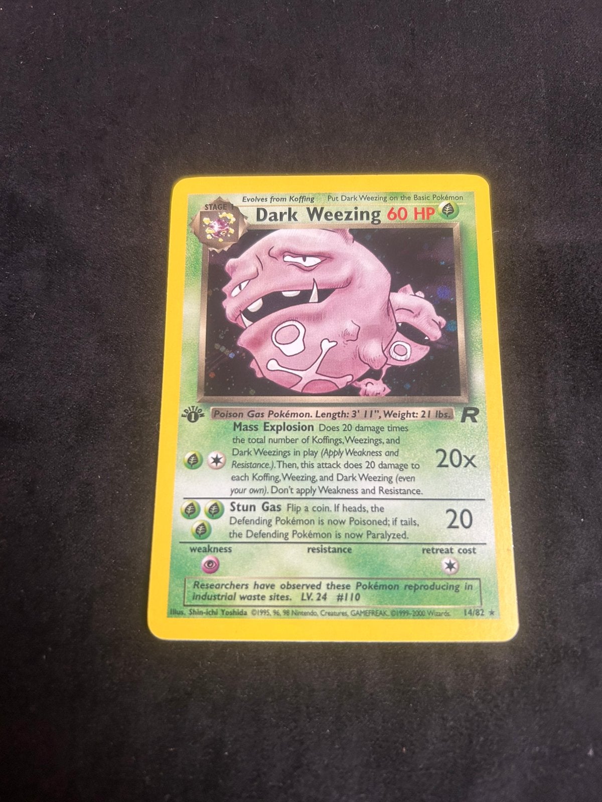 1st edition Dark Weezing