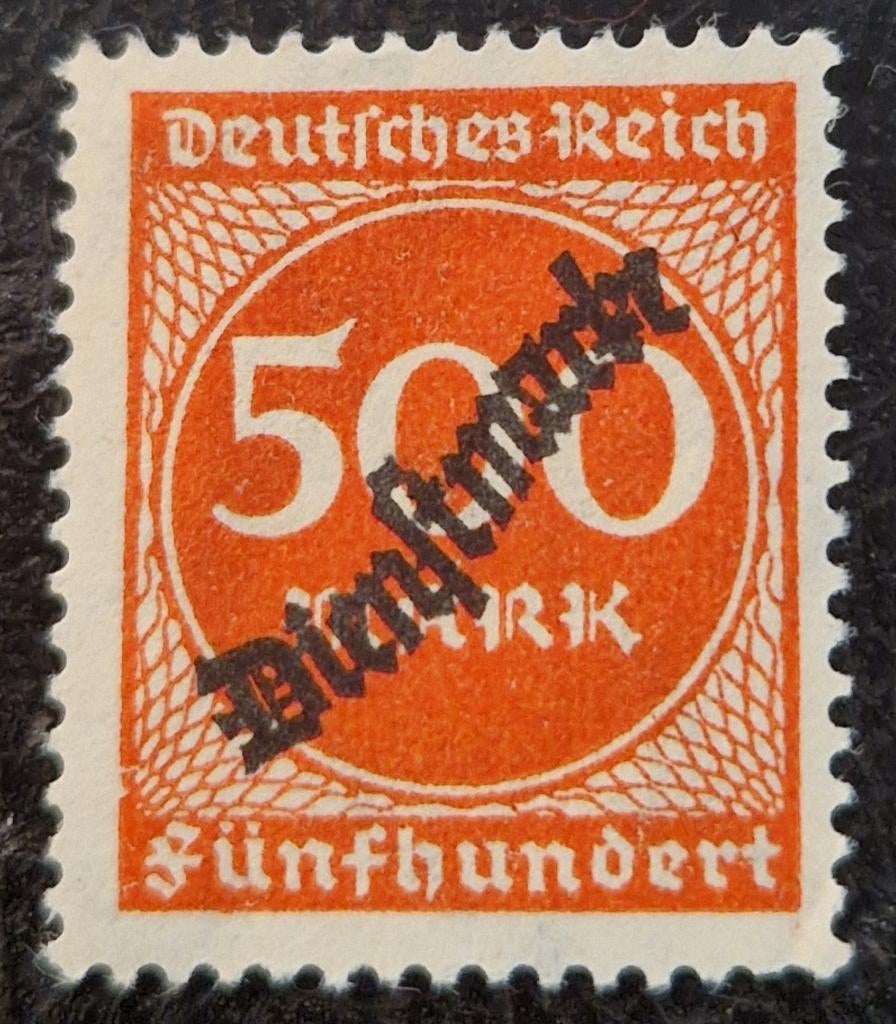 Duitsland 1923 - Yvert D54, Postzegels en Munten, Postzegels | Europa | Duitsland, Ophalen of Verzenden, BRD