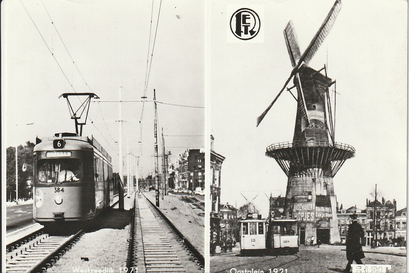 ROTTERDAM WESTZEEDIJK, OOSTPLEIN JUBILEUM 40 JAAR NVBS 1971, Verzamelen, Ophalen of Verzenden, 1960 tot 1980, Ongelopen, Zuid-Holland