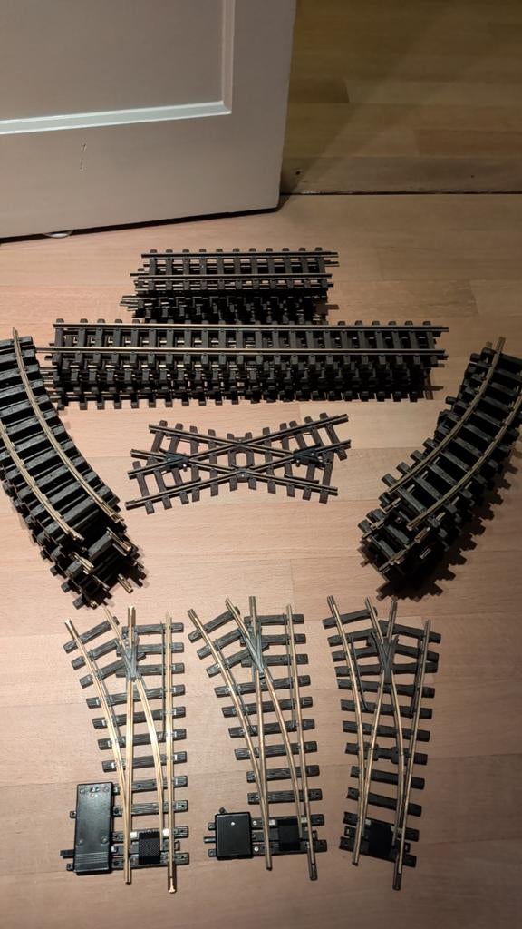 LGB Rails en Wissels - Grote Set, Hobby en Vrije tijd, Modeltreinen | H0, Gebruikt, Gelijkstroom, Fleischmann, Rails