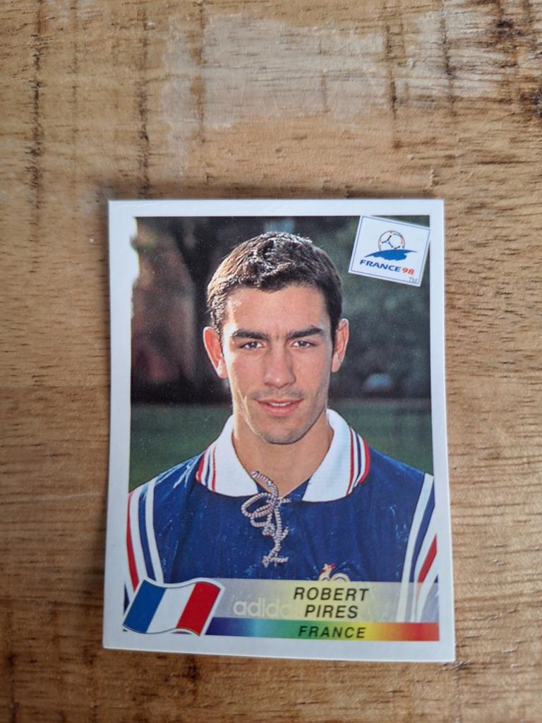 Voetbalplaatje panini wk 98, Verzamelen, Ophalen of Verzenden, Zo goed als nieuw, Buitenlandse clubs, Poster, Plaatje of Sticker