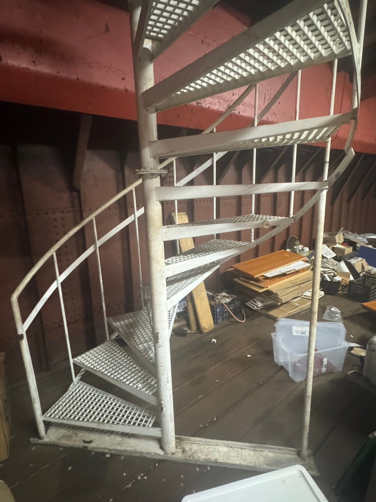 Spiltrap van metaal, Ophalen, Gebruikt, Trap, 2 tot 4 meter