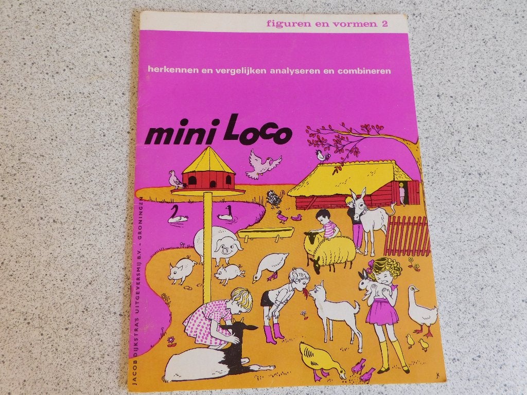 Mini Loco Boekje 2 Vormen en Figuren, Kinderen en Baby's, Speelgoed | Educatief en Creatief, Ophalen of Verzenden, Gebruikt, Puzzelen