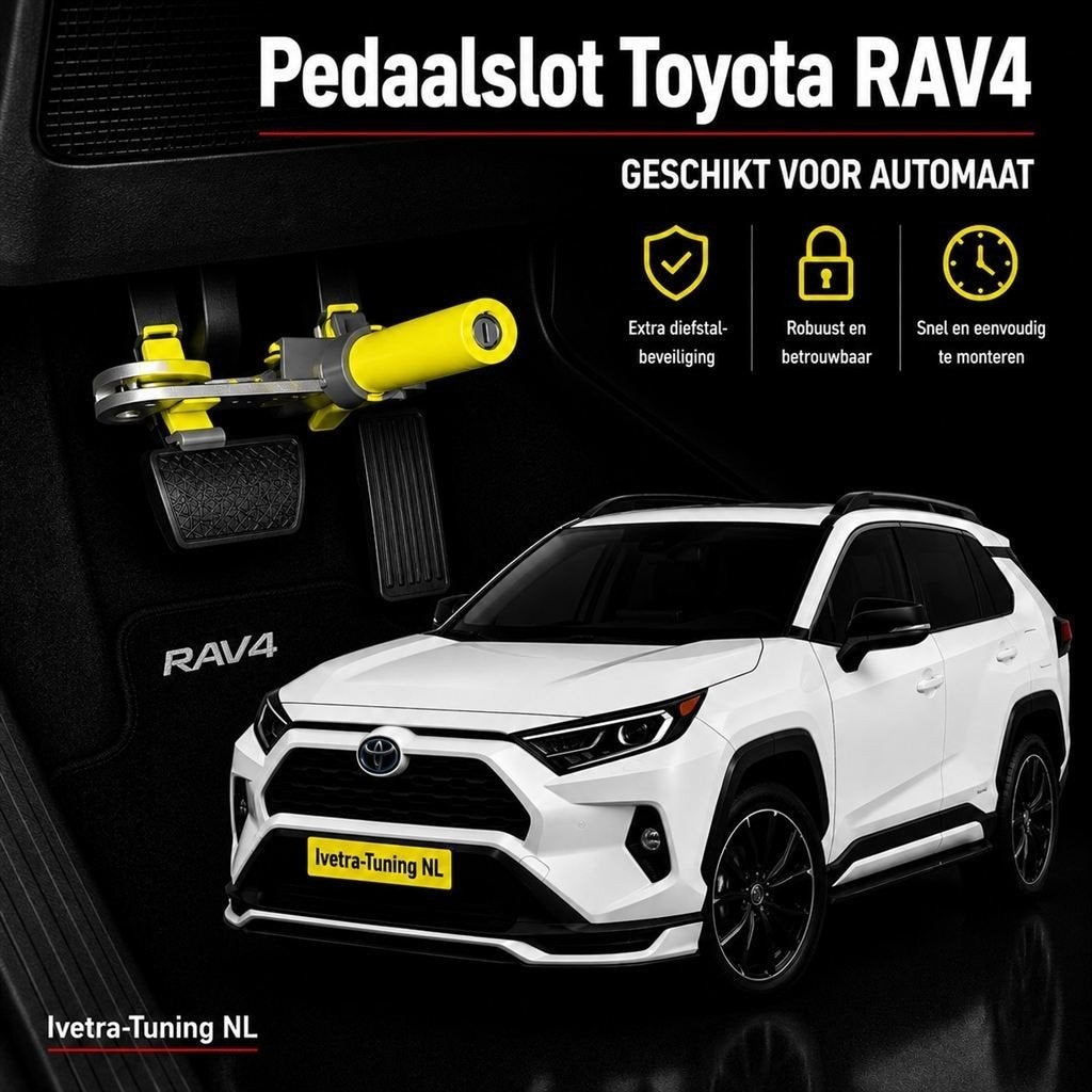 Pedaalslot Automaat Toyota RAV4 | Pedaalklem Toyota RAV4, Ophalen of Verzenden, Info@ivetra-tuning.nl | www.ivetra-tuning.nl, Ivetra-Tuning NL