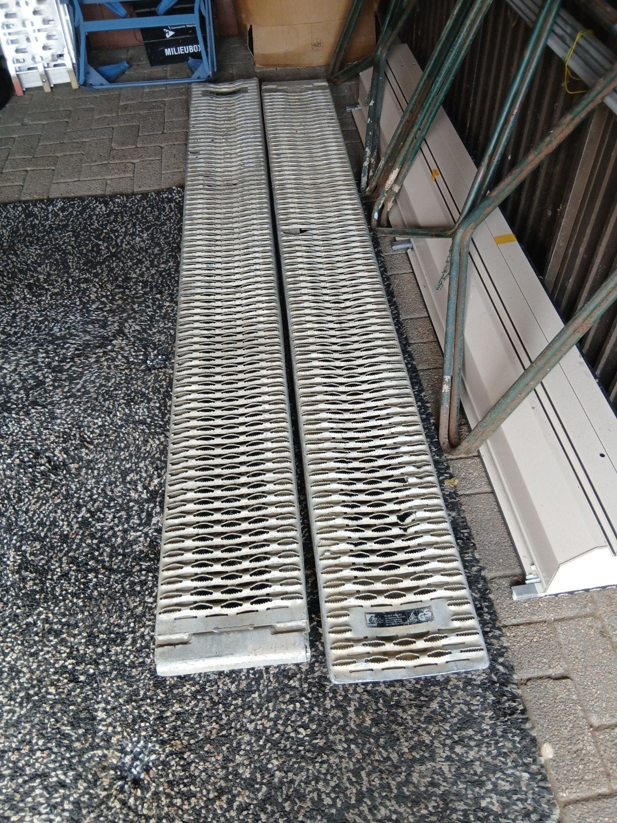 Aluminium oprijplaten in zeer goede staat, Ophalen of Verzenden