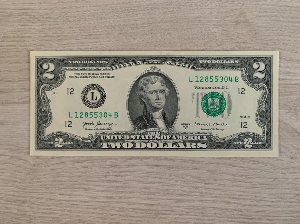 🇺🇸 USA $2 Dollar  UNC, Verzenden, Noord-Amerika, Los biljet