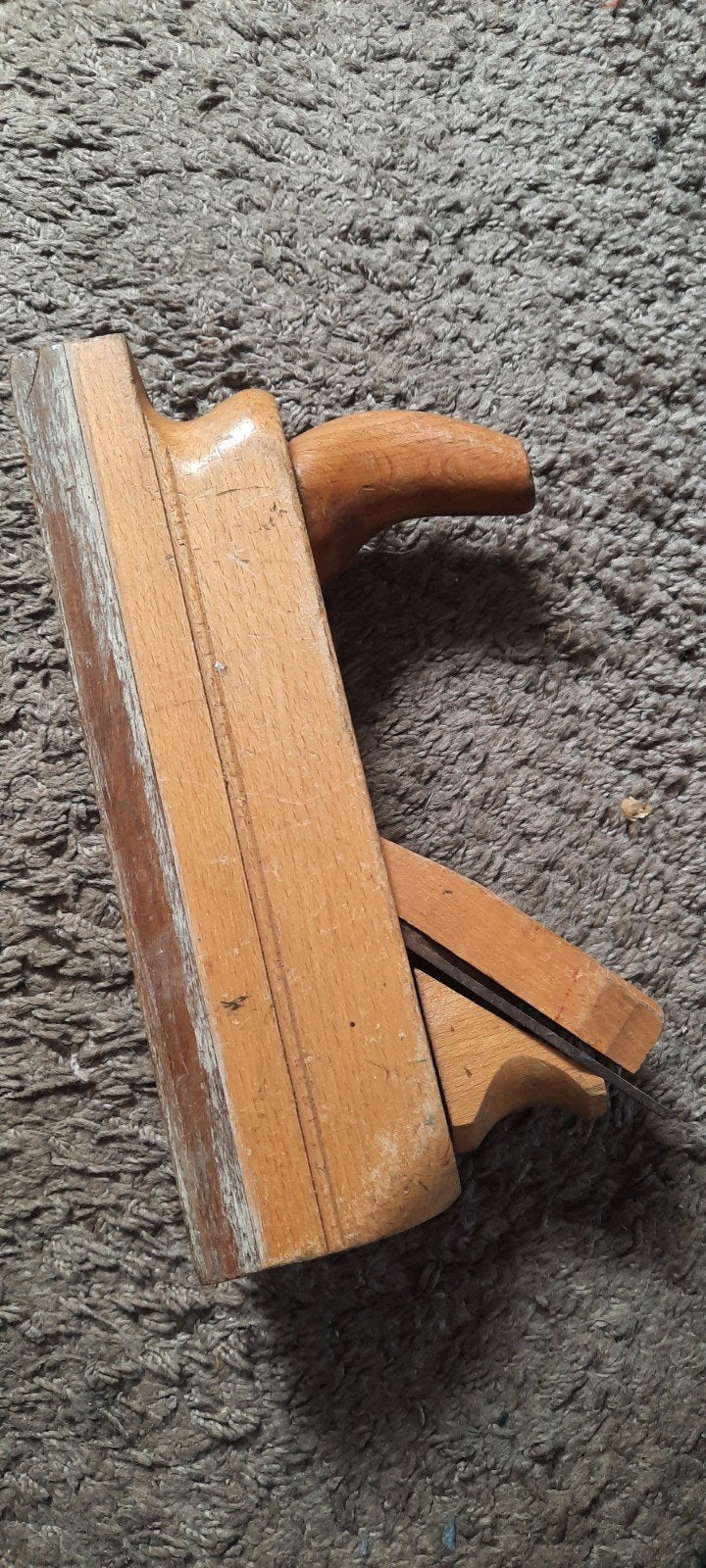 Vintage Nooitgedagt houten schaaf, Antiek en Kunst, Ophalen of Verzenden