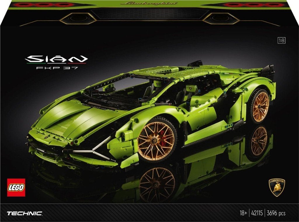 LEGO Technic 42115 Lamborghini Sián FKP 37 gesorteerd!, Inclusief instructies, Gebruikt, Lego, Ophalen of Verzenden