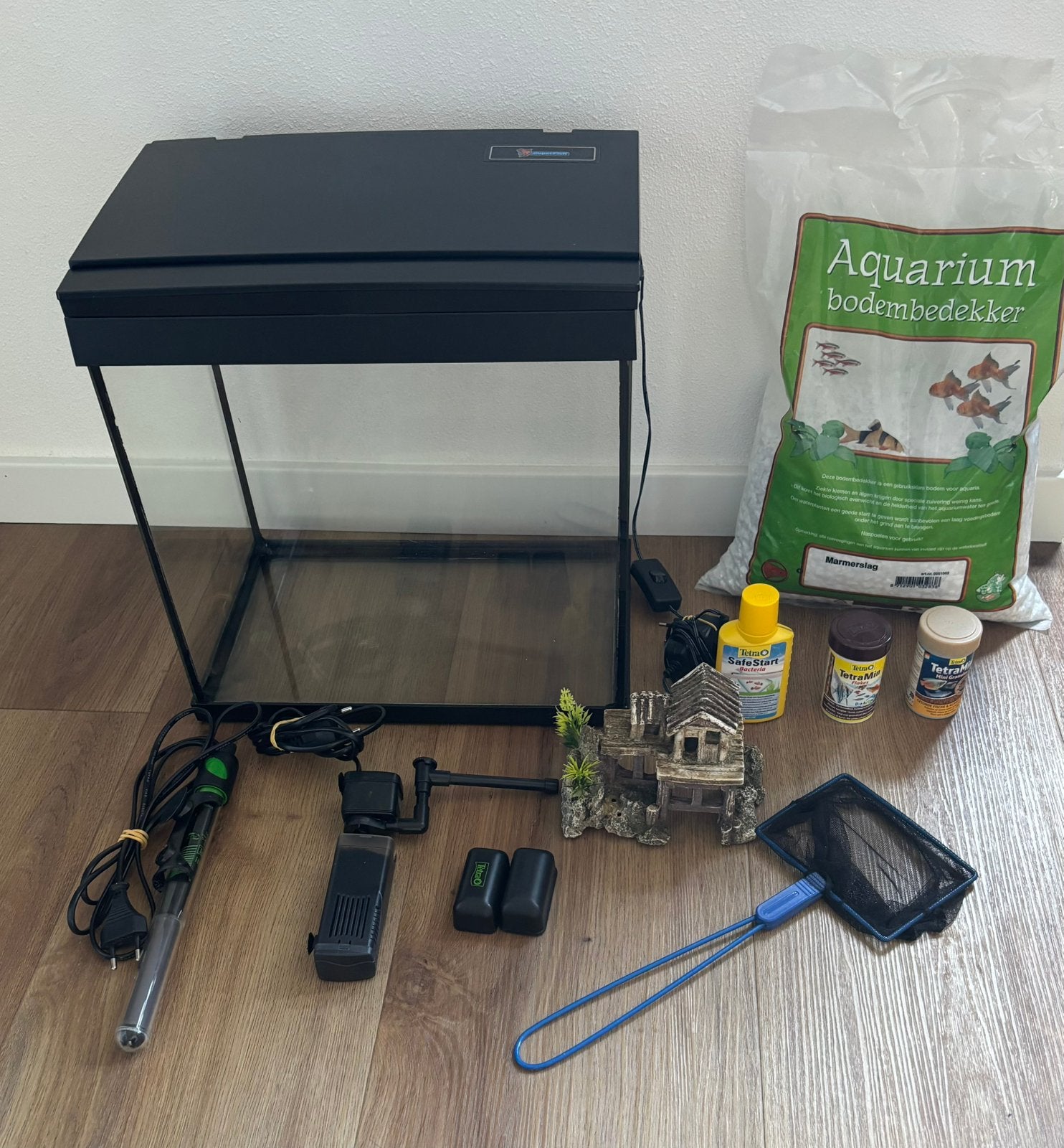 Aquarium (30L) Superfish - complete starterset, Ophalen, Gebruikt, Leeg aquarium, Superfish