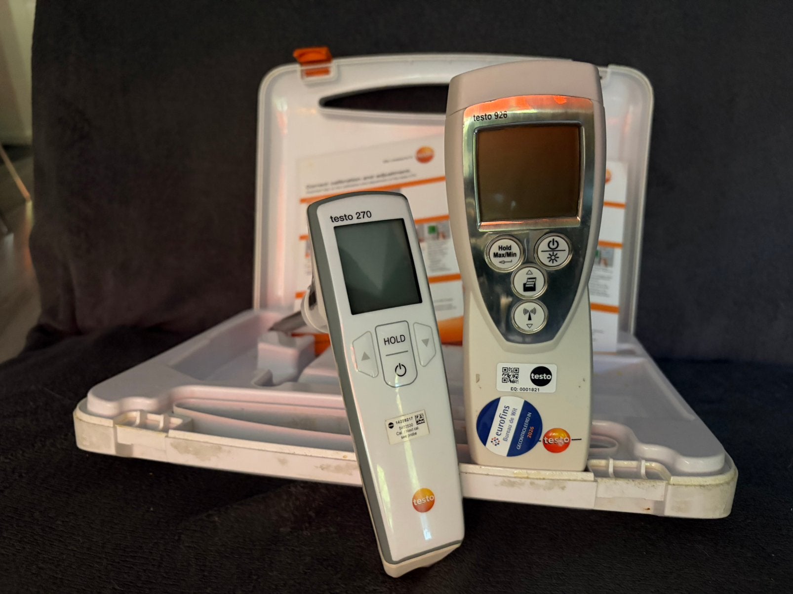 Testo 926 + Testo 270 professionele meetset horeca HACCP, Ophalen of Verzenden, Gebruikt, Temperatuur