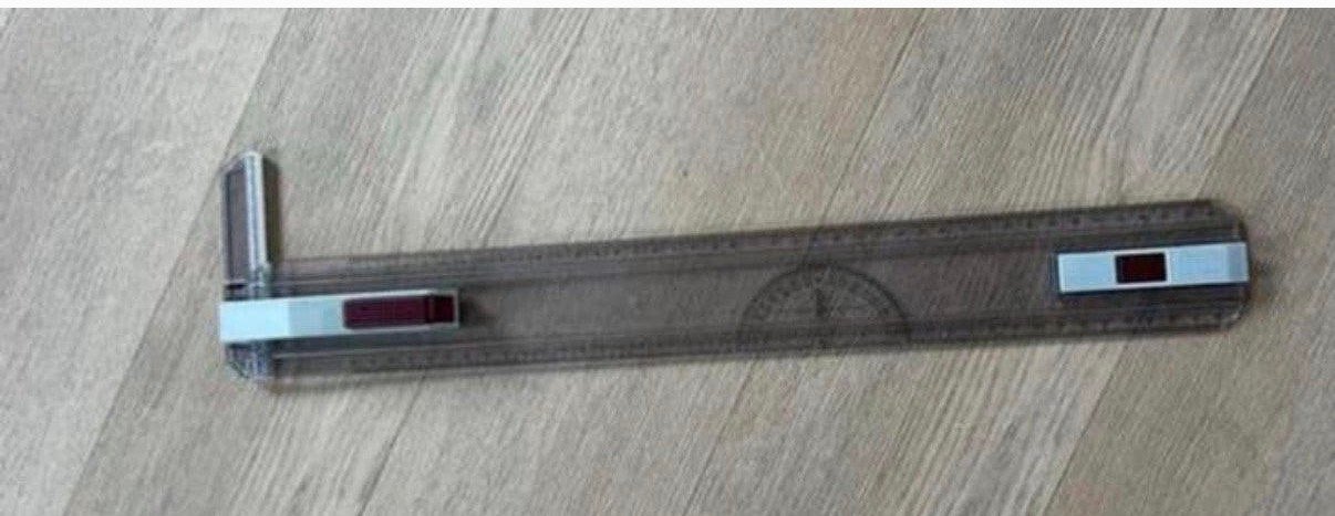 Rotring teken liniaal (50 cm lang), Ophalen of Verzenden, Zo goed als nieuw, Overige typen