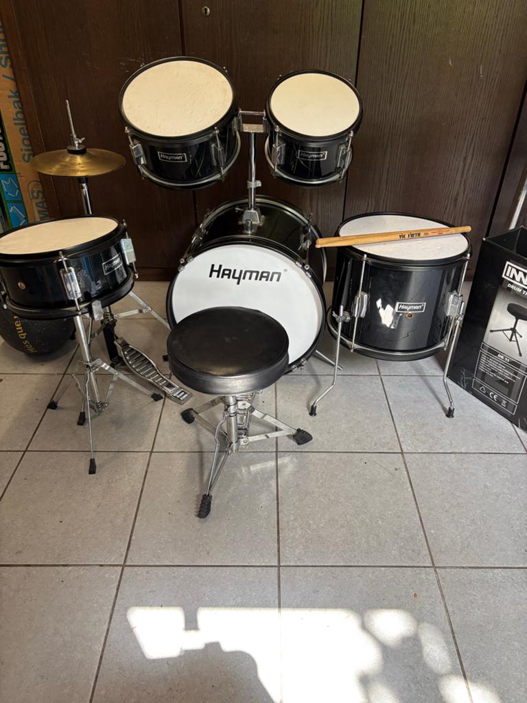 Hayman Kinderdrumstel (ophalen Regio Rotterdam), Muziek en Instrumenten, Ophalen, Gebruikt, Overige merken