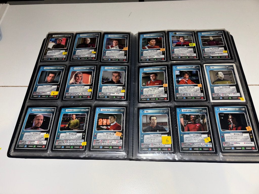 Star Trek ccg (DA) rares, ultra rares, previews en promo’s, Hobby en Vrije tijd, Verzamelkaartspellen | Overige, Ophalen of Verzenden