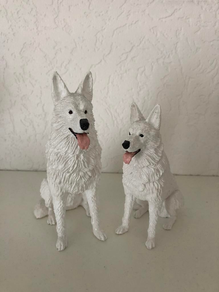 Witte herder stel 3d geprint nieuw, Ophalen of Verzenden, Nieuw