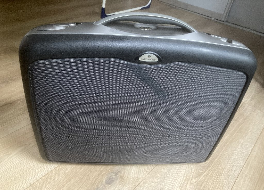 Samsonite attache koffer, Ophalen, Gebruikt, Hard kunststof, 50 tot 60 cm
