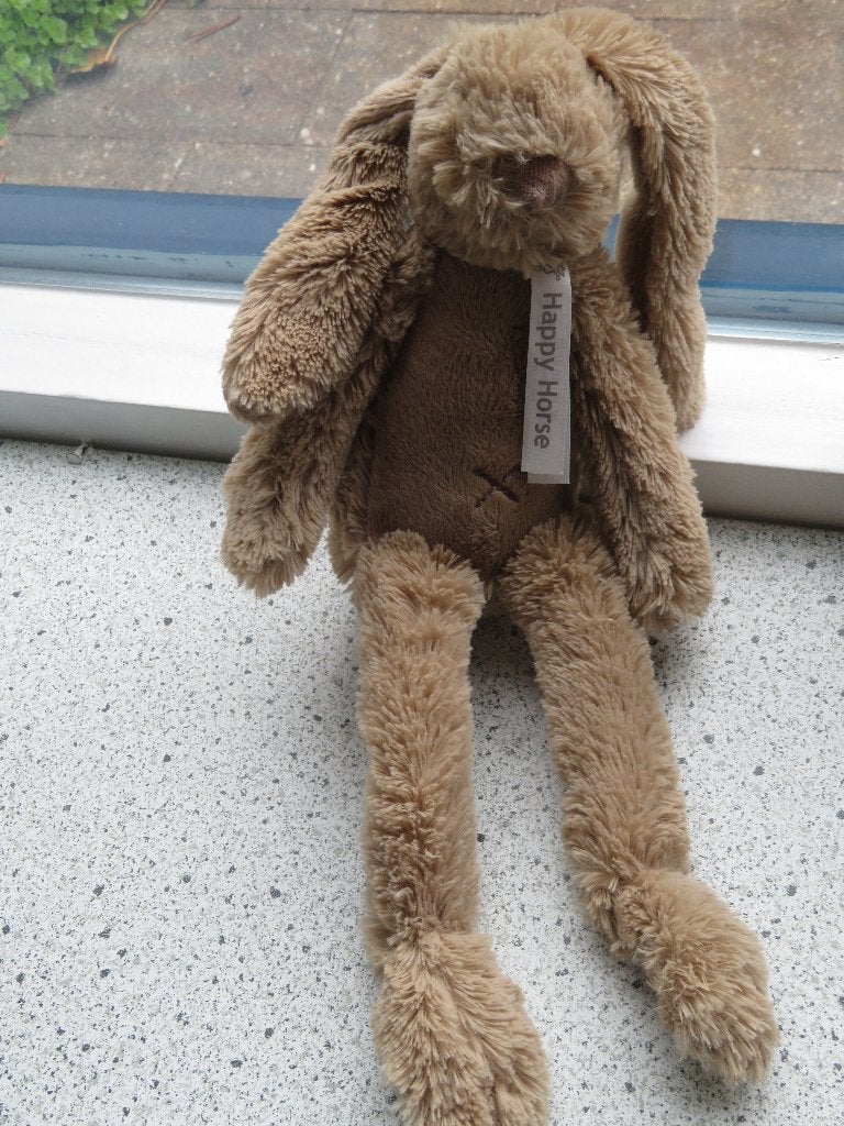 Konijn Rabbit Richie lichtbruin merk Happy Horse kleine maat, Kinderen en Baby's, Speelgoed | Knuffels en Pluche, Happy Horse