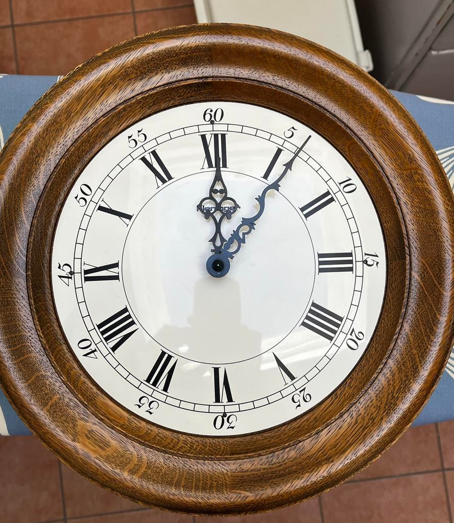 Kieninger wandklok met slingeruurwerk, Ophalen of Verzenden, Gebruikt, Wandklok