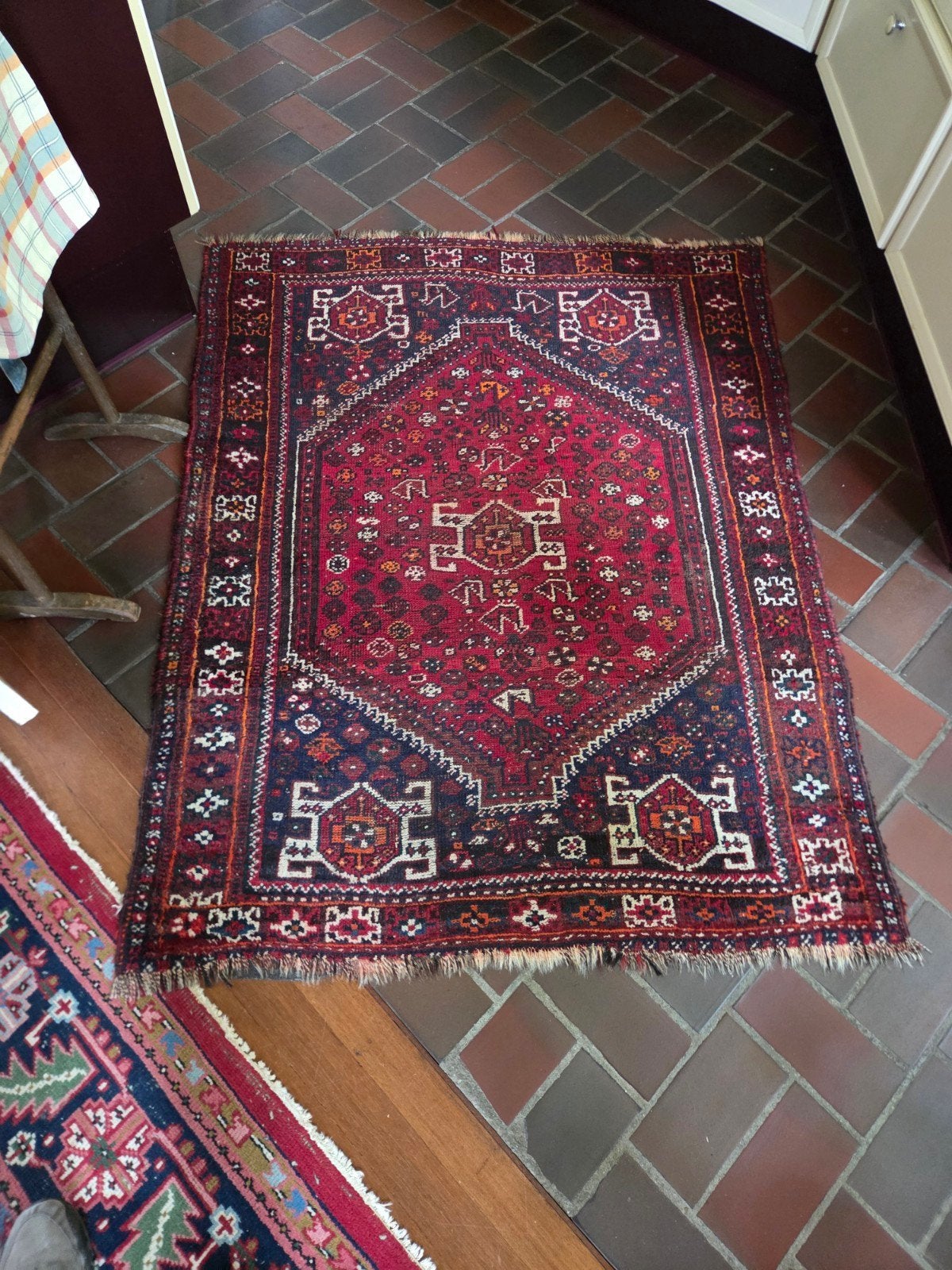vloerkleed, carpet, tafelkleed 153x113cm, Antiek en Kunst, Ophalen