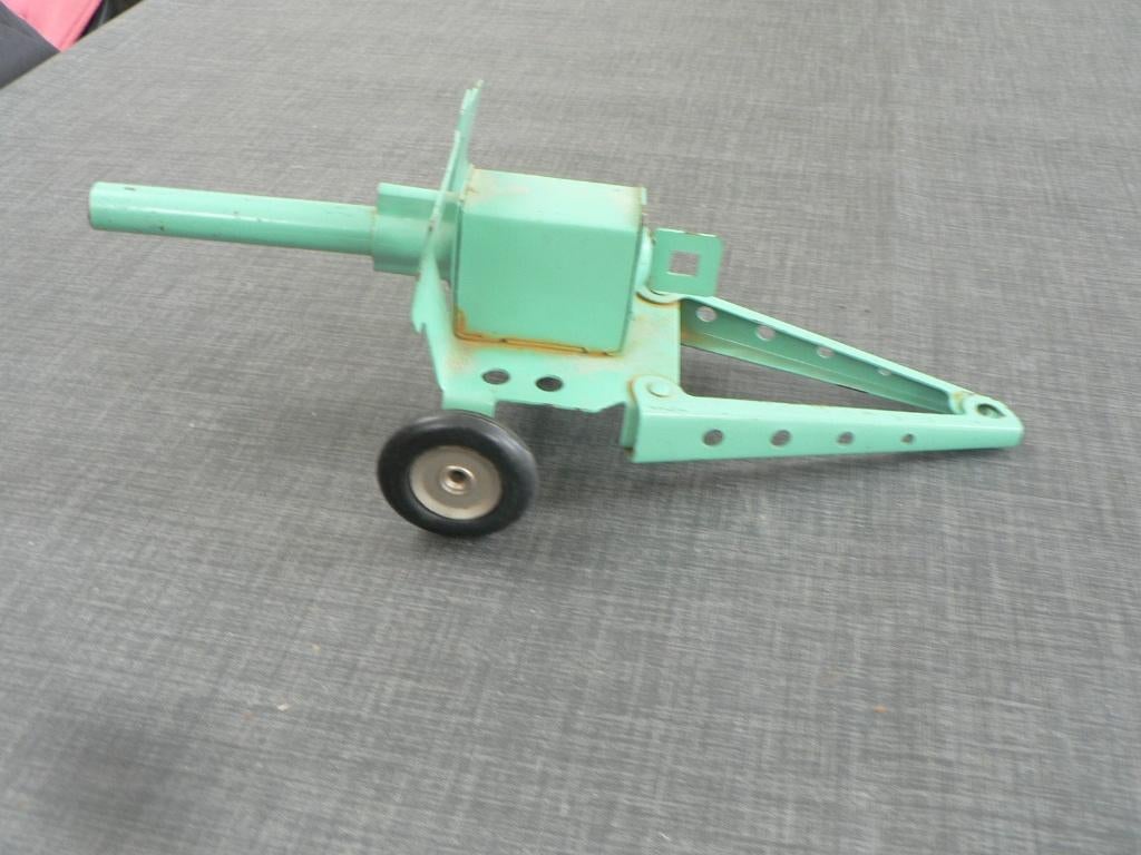 OUD RUSSICH KANON METAAL SPEELGOED CA 1960 ANTI TANK GESCHUT, Ophalen of Verzenden