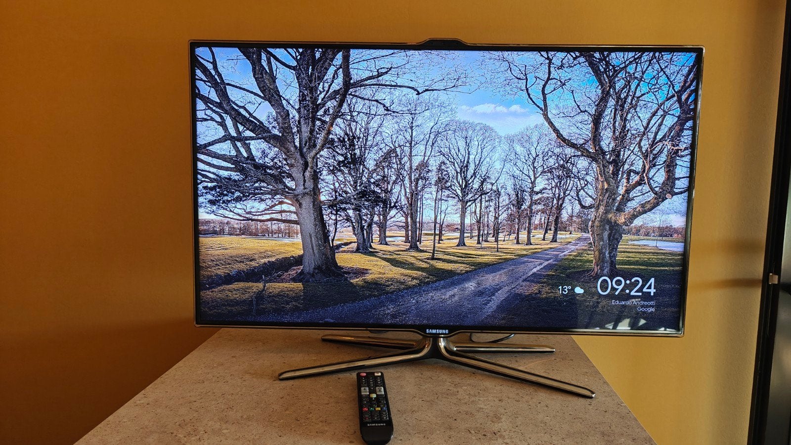 Samsung UE40ES7000, originele afstandsbediening, Audio, Tv en Foto, Ophalen, 100 Hz, Samsung, 100 cm of meer