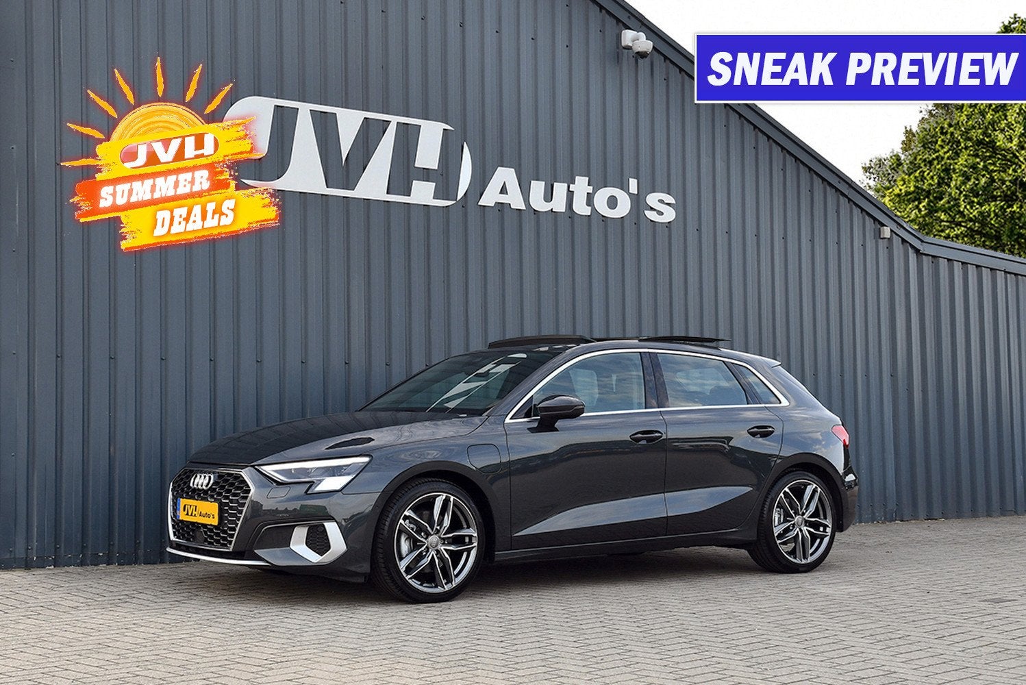 Audi A3 Sportback 40 TFSi-e 204pk S-Tronic Sport 06-2023 | B, Auto's, Audi, Stof, Gebruikt, Huisgarantie, 4 cilinders