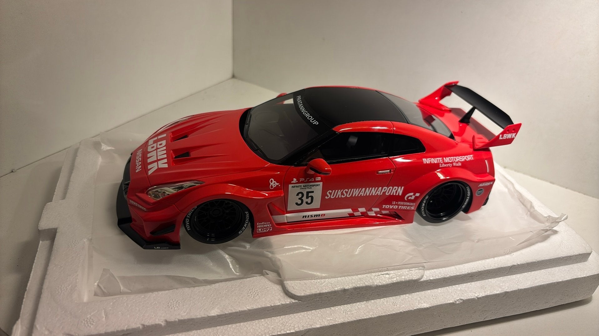 Nissan 35gt-works -RR lb -silhouette top speed 1.18, Ophalen of Verzenden, A, A, A