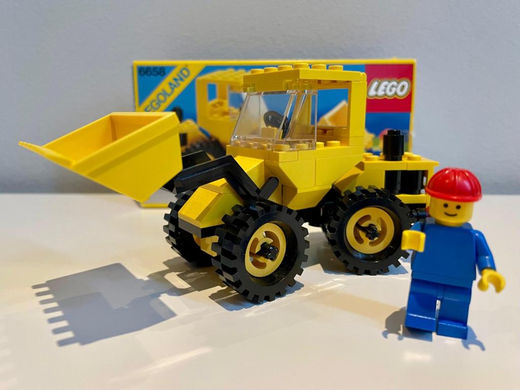 LEGO Legoland Set 6658 Bulldozer, Lego, Ophalen of Verzenden, Zo goed als nieuw, LEGOLAND