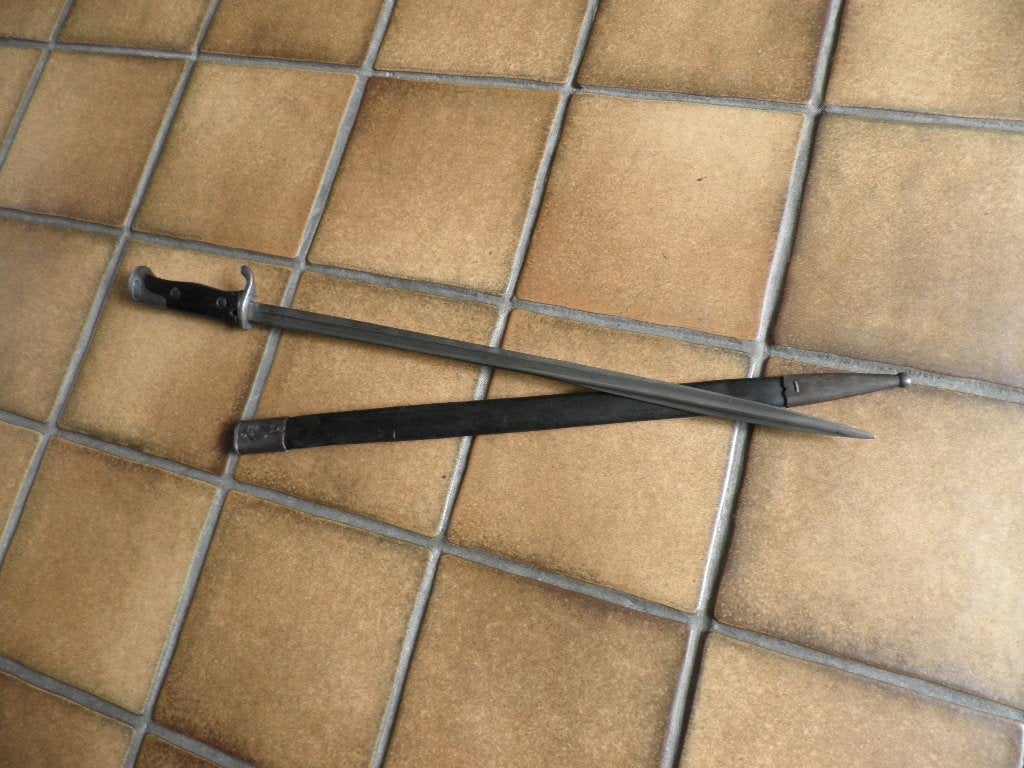 duitse seitengewehr bajonet simpson&co suhl 67cm, Ophalen of Verzenden, Landmacht, Duitsland, Mes of Dolk