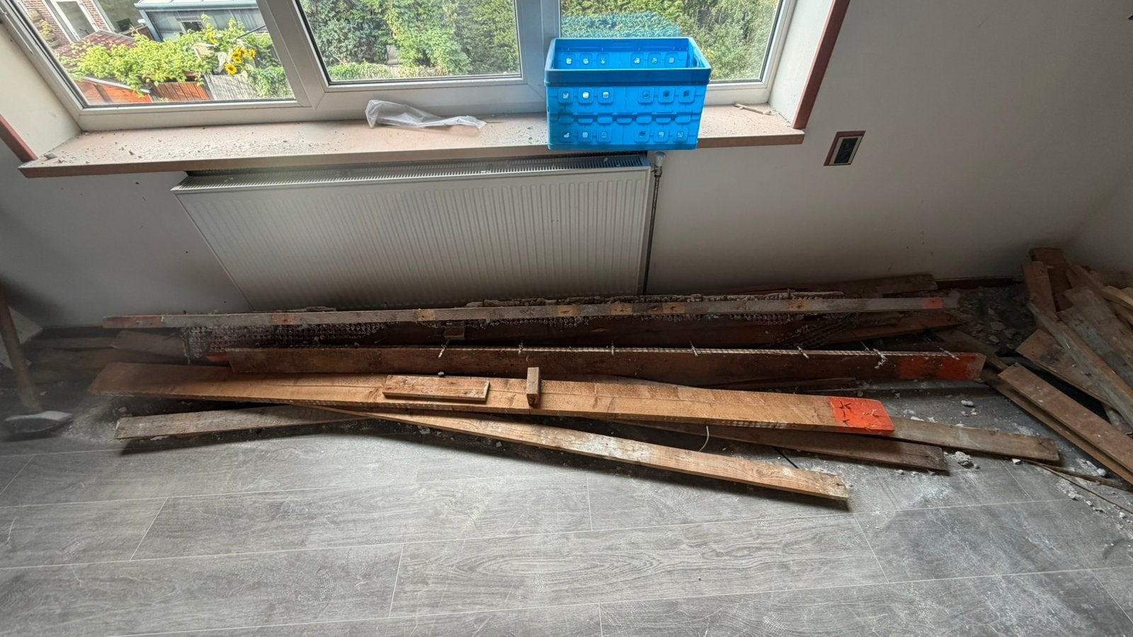 GRATIS zware grenen balken + sloophout —, Ophalen, Minder dan 25 mm, Plank, Minder dan 200 cm