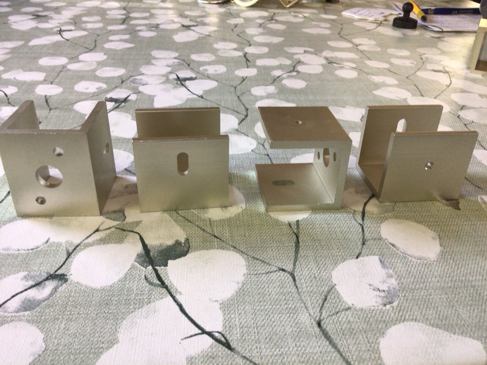 Aluminium Beugels voor plate trapleuning 8 stuks, Ophalen of Verzenden, Nieuw, Overige materialen, Overige typen
