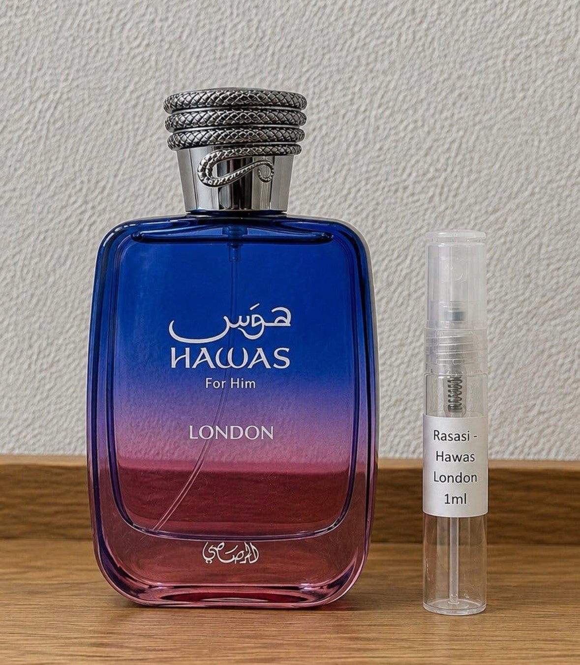 Rasasi - Hawas London 1ml samples, Ophalen of Verzenden, Zo goed als nieuw