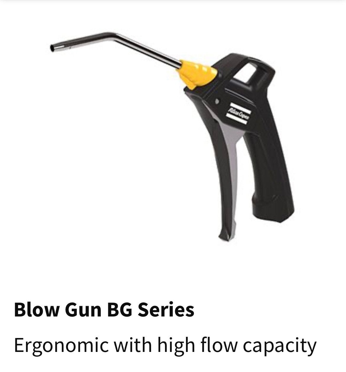 Atlas Copco Blaaspistool BG Serie - Ergonomisch & Krachtig, Doe-het-zelf en Verbouw, Compressors, Gebruikt, 6 tot 10 bar, Ophalen of Verzenden