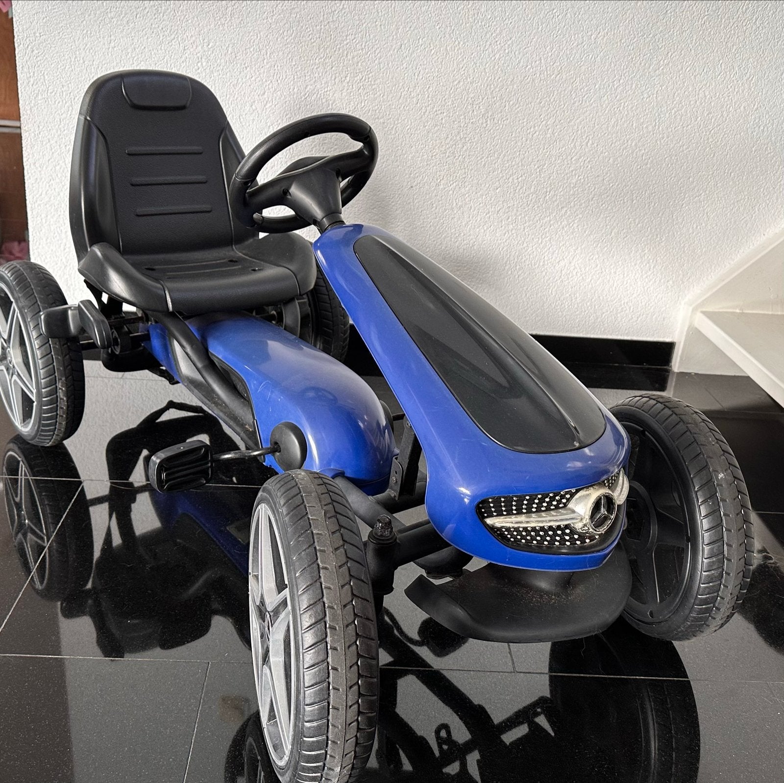 Mercedes-Benz Trapauto Blauw, Ophalen, Gebruikt, Trapvoertuig