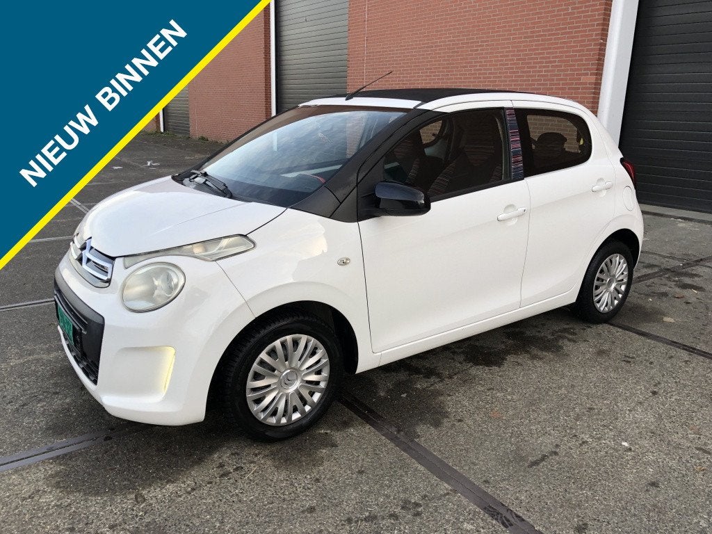 Citroën C1 1.0 e-VTi Feel (bj 2015), 4 stoelen, C1, Wit, Origineel Nederlands