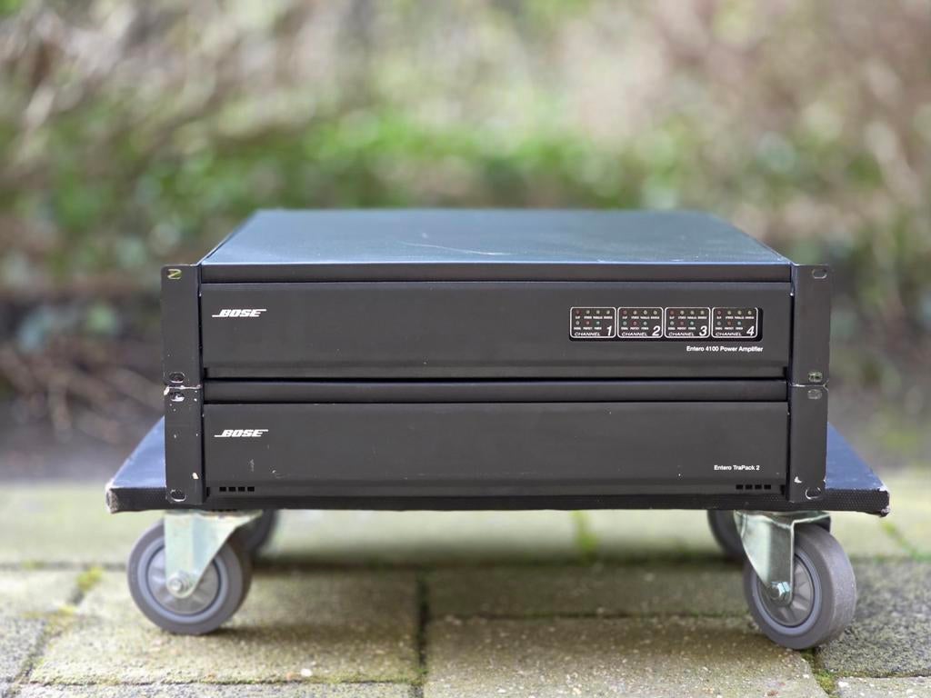 Bose Entero 4100 Power Amplifier, Gebruikt, 120 watt of meer, Stereo, Ophalen