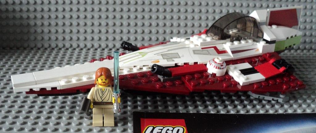 7143 (1) Jedi Starfighter, inclusief handleiding, Ophalen of Verzenden, Gebruikt