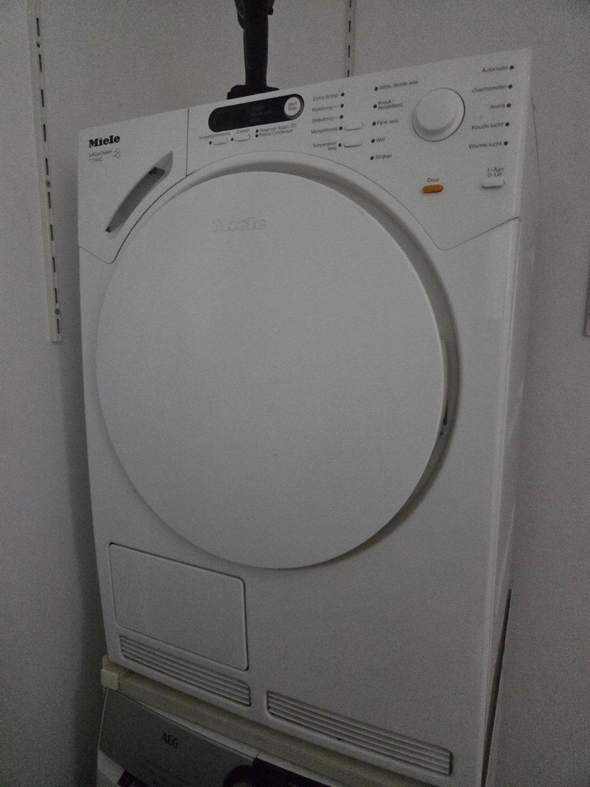 Miele Droger - T7744C, Ophalen, 6 tot 8 kg, Gebruikt, Anti-kreukfase